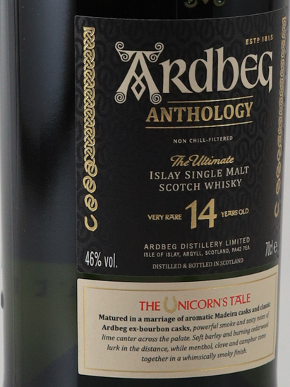 Ardbeg Anthology 14 Years Old Unicorn's Tail