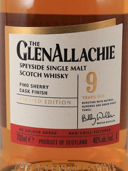 Glenallachie 9 Years Old Fino Sherry Cask Finish