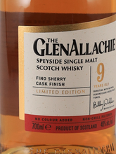 Load image into Gallery viewer, Glenallachie 9 Years Old Fino Sherry Cask Finish