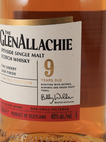 Glenallachie 9 Years Old Fino Sherry Cask Finish