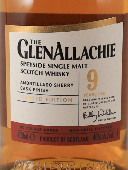 Glenallachie 9 Years Old Amontillado Sherry Cask Finish