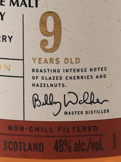 Glenallachie 9 Years Old Amontillado Sherry Cask Finish