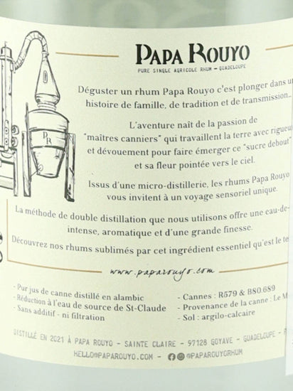 Papa Ruyo Rum Blanc Legeton 2021