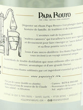 Load image into Gallery viewer, Papa Ruyo Rum Blanc Legeton 2021