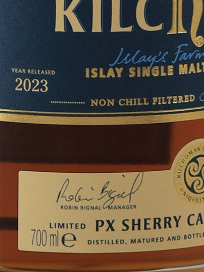 Kilchoman PX Sherry Cask