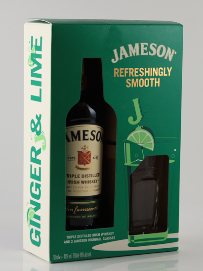 Jameson 700ml with 2 Glasses