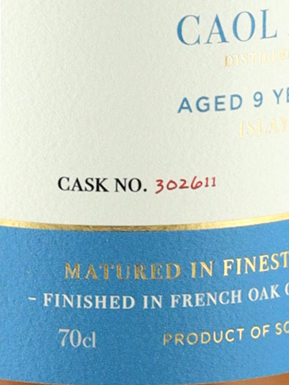 Dram mor Caol Ila 9 Years Old 2015