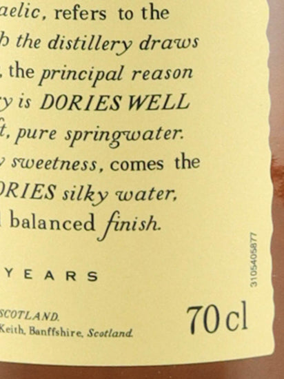 Auchroisk 10 Years Old 2019 Release Lot 9325