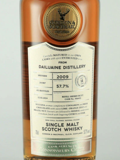 Connoisseur's Choice Cask Strength Dailuaine 14 Years Old 2009