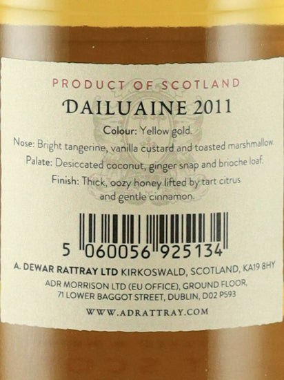 AD Rattray Dailuaine 12 Years Old 2011