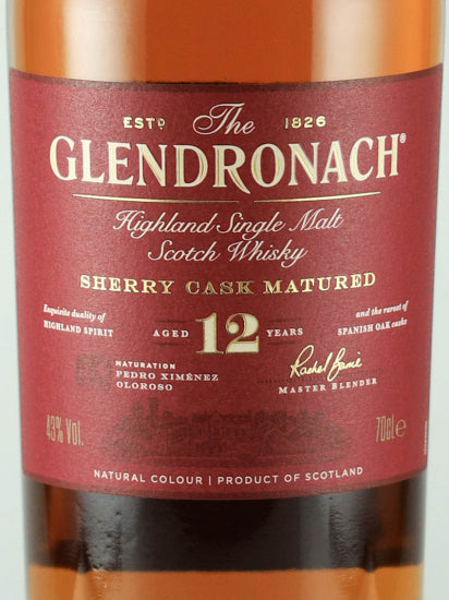 Glendronach 12 Years Old New Label
