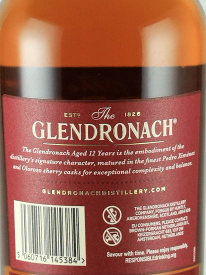 Glendronach 12 Years Old New Label