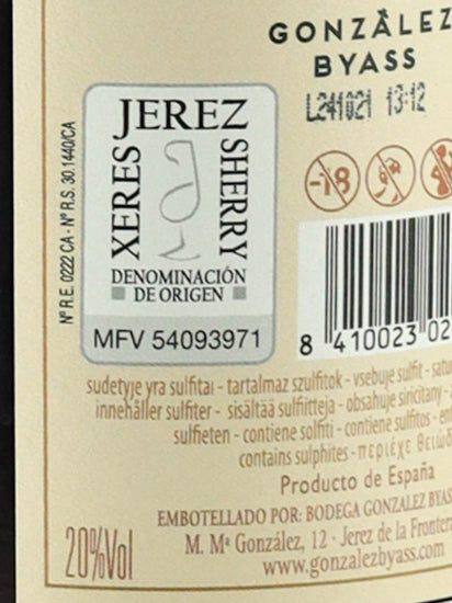Gonzalez Byass Leonor Palo Cortado