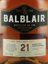Load image into Gallery viewer, Balblair 21 Years Old