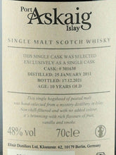 Load image into Gallery viewer, Port Askaig 2011 Limited Edition