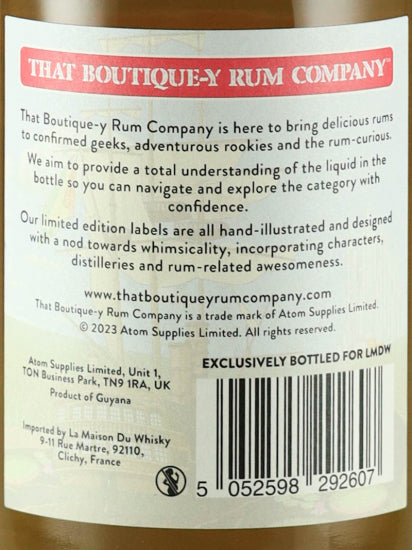 Boutique Rum Company Diamond 12 Years Old for LMDW