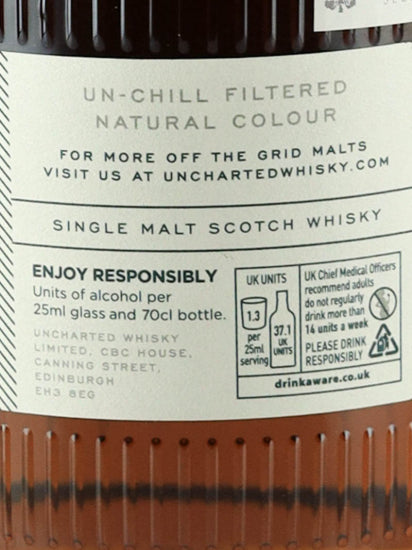 Uncharted Whisky Speyside 9 Years Old 2014