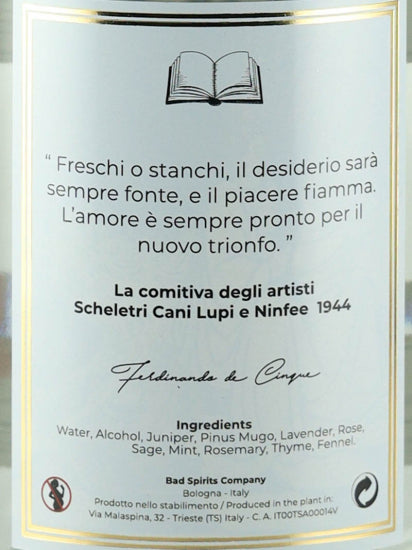Bad Spirits Ferdinando De Cinque Gin