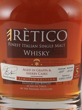 Load image into Gallery viewer, Eretico Italian Single Malt Whisky 5 Years