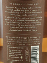 Load image into Gallery viewer, Cotswolds Reserve Single Malt Whisky