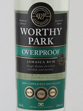 Load image into Gallery viewer, Worthy Park Overproof