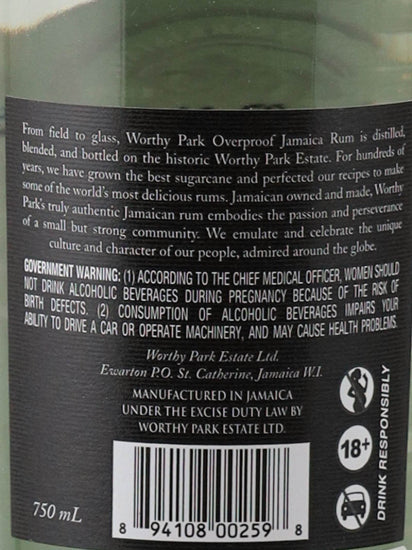 Worthy Park Overproof