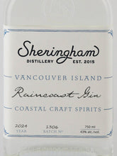 Load image into Gallery viewer, Sheringham Raincoast Gin 750ml