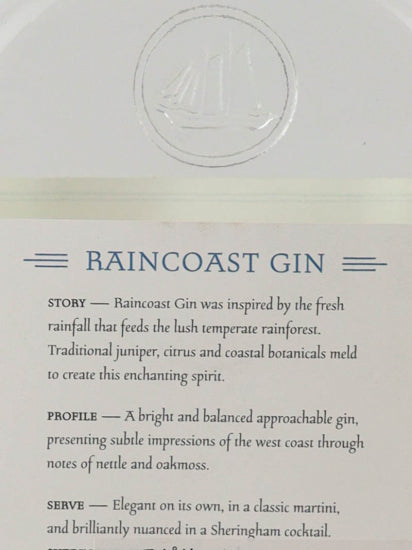 Sheringham Raincoast Gin 750ml