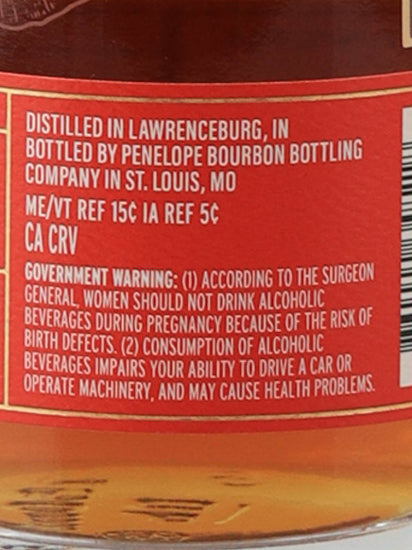 Penelope Barrel Straight Bourbon