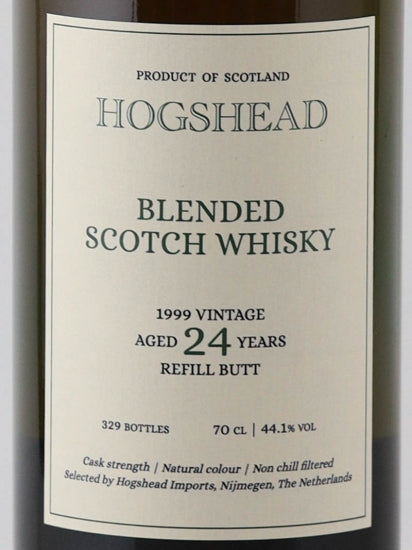 Hogshead Indie Blended Scotch 24 Years 1999