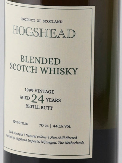 Hogshead Indie Blended Scotch 24 Years 1999