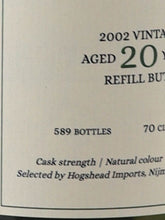 Load image into Gallery viewer, Hogshead Indie Blended Scotch 20 Years 2002