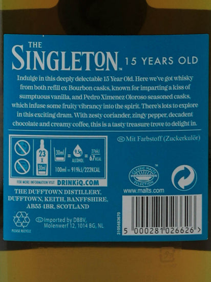 The Singleton 15 Years