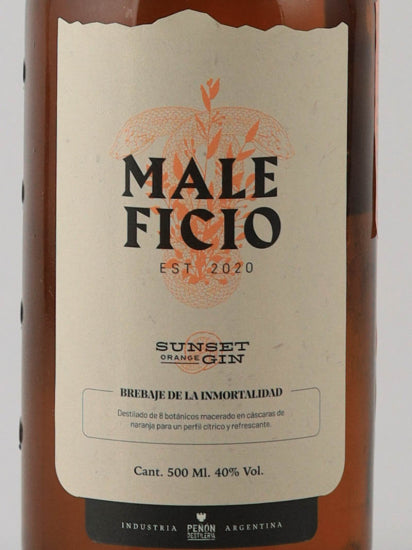 Maleficio Sunset Orange Gin