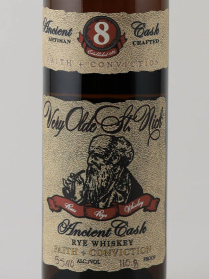 Very Old St. Nick Ancient Cask Rye 8