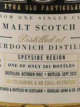 Load image into Gallery viewer, Extra Old Particular Caperdonich 30 Years 1992