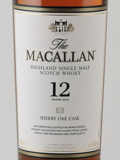 Macallan 12 Year Sherry Oak [Parallel Import]