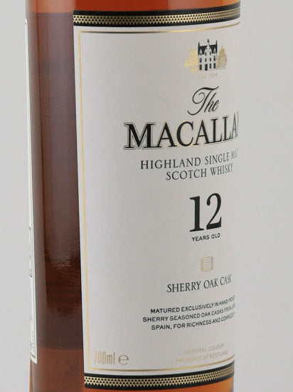 Macallan 12 Year Sherry Oak [Parallel Import]