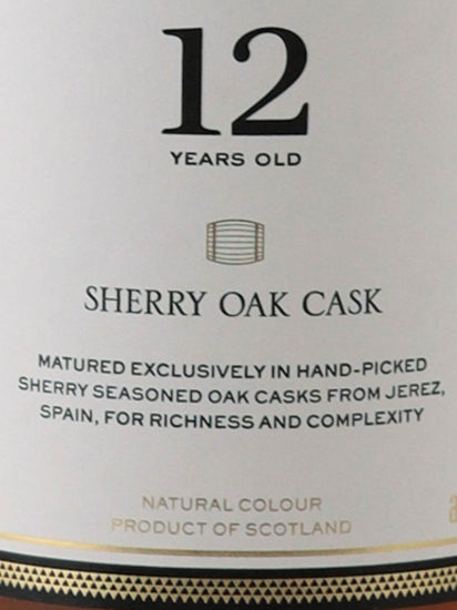 Macallan 12 Year Sherry Oak [Parallel Import]