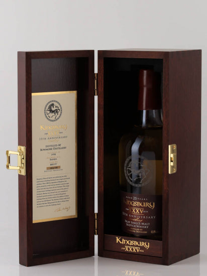 Kingsbury Bowmore 25 Years 1998 35th Anniversary