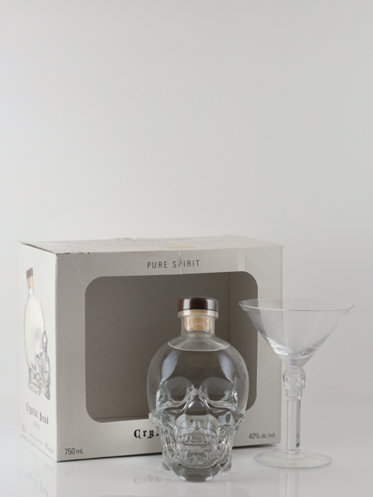 Crystal Head Vodka 750ml with Glass