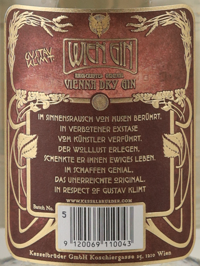 Klimt Wien Gin Klimt
