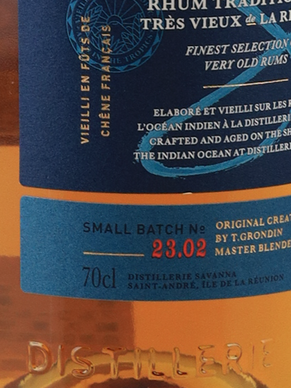 Savannah Rum Le Mast Batch 23.02