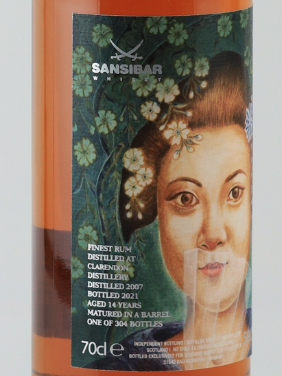 Sangibar Clarendon 14 Years 2007 Geisha Label