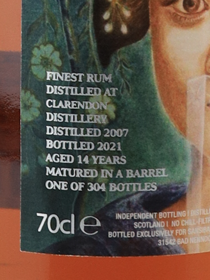 Sangibar Clarendon 14 Years 2007 Geisha Label
