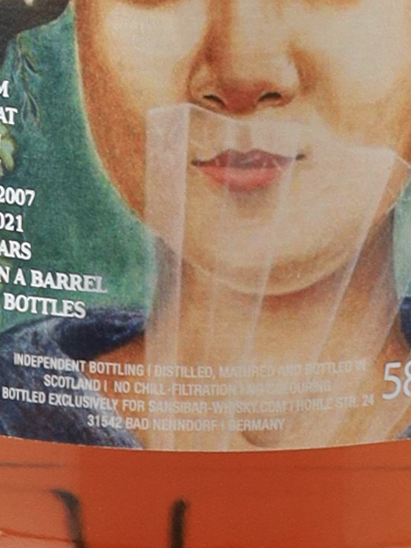 Sangibar Clarendon 14 Years 2007 Geisha Label