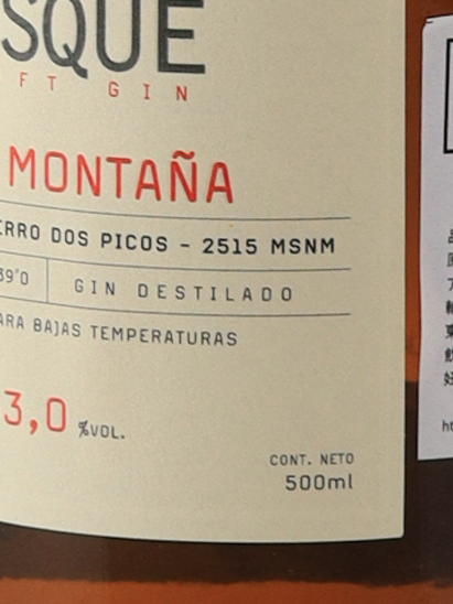Bosque Alta Montana Craft Gin