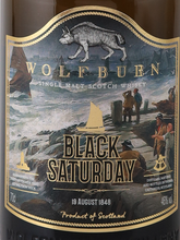 Load image into Gallery viewer, Wolfburn Wick Harbour Trust Black Saturday