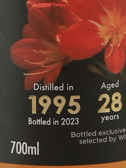 Blossoms Glen Grant 28 Years 1995