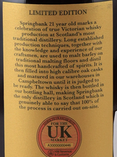 Load image into Gallery viewer, Springbank 21 Years 2024 Release